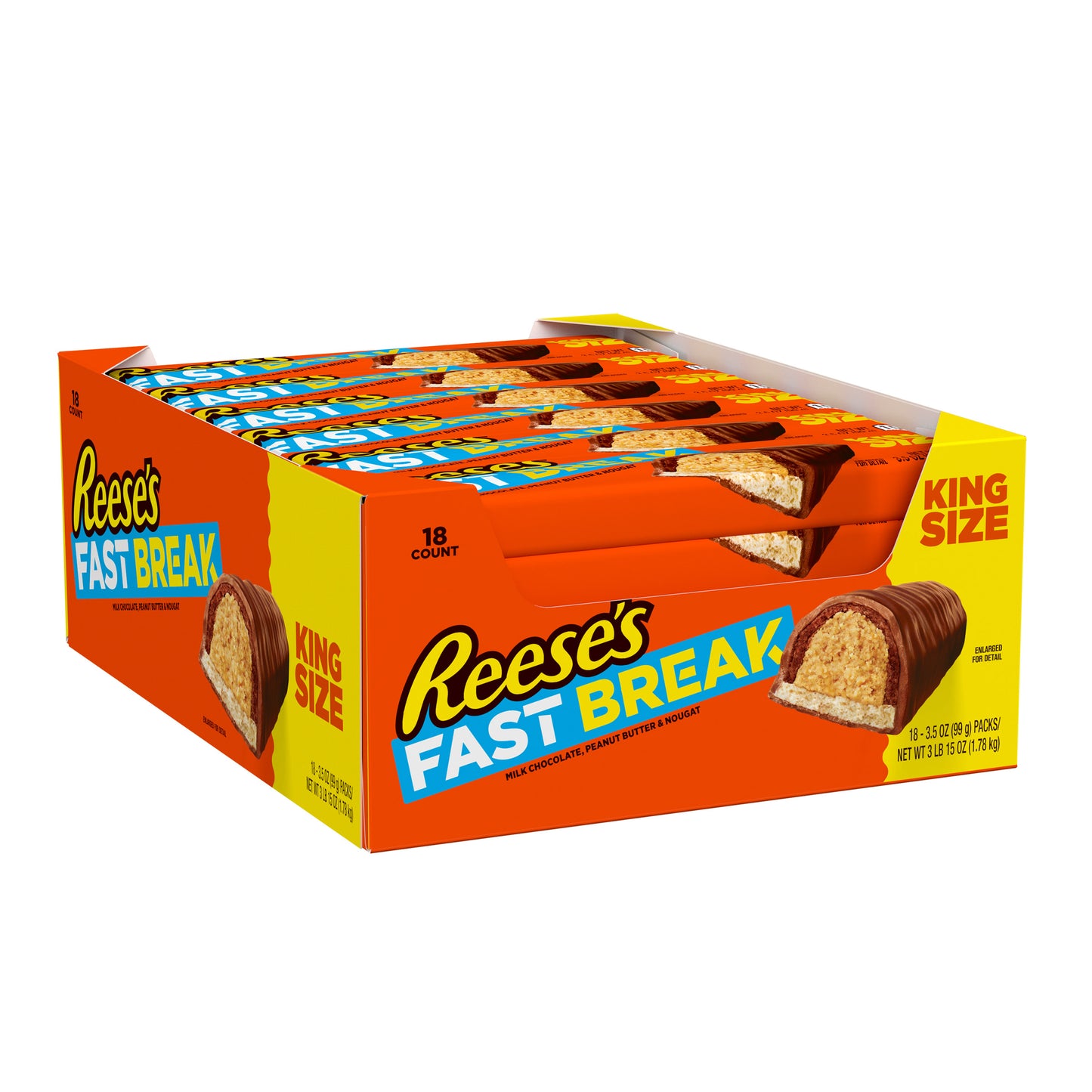 Fast Break, King Size, 3.5 Oz 18-Count