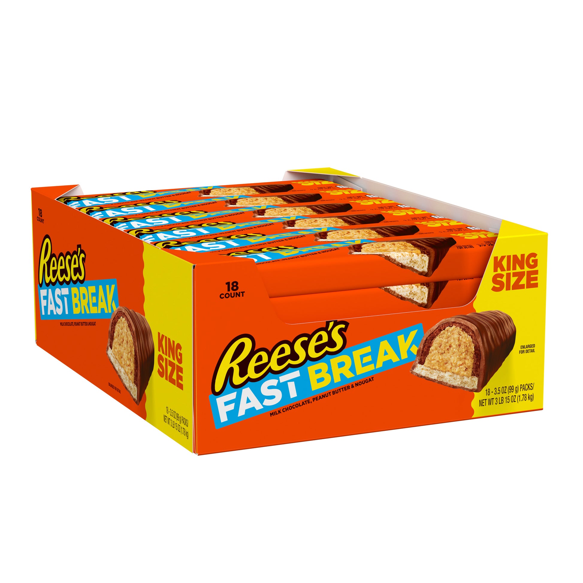 Fast Break, King Size, 3.5 Oz 18-Count
